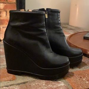 Robert Clergerie platform booties